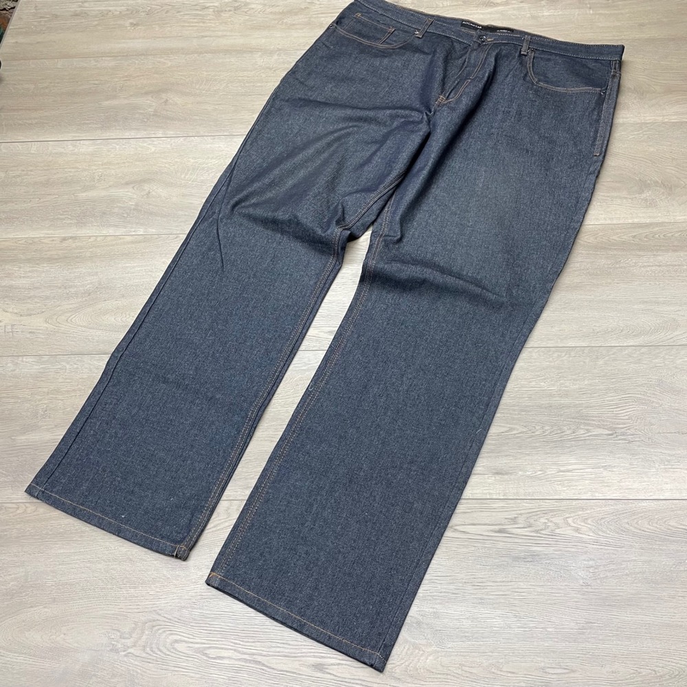Rocawear Jeans Mens 42 Blue Classic Fit Embroidered Logo Denim Pants